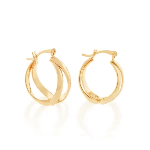 Brinco banhado a ouro 18k