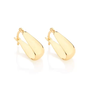 Brinco argola banhado a ouro 18k