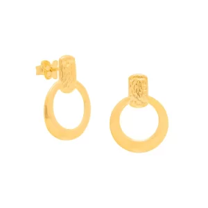 Brinco banhado a ouro 18k