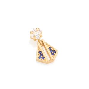 Pingente banhado a ouro 18k nossa senhora aparecida
