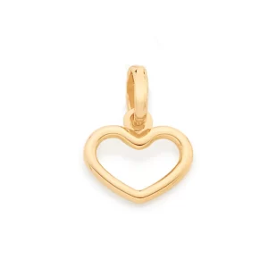 Pingente amor banhado a ouro 18k