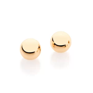 Brinco banhado a ouro 18k bola