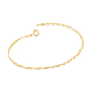 Pulseira banhada a ouro 18k