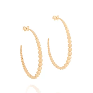 Brinco banhado a ouro 18k argola